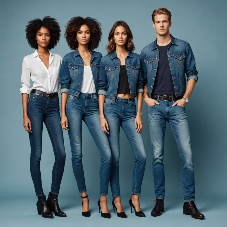 Голубые джинсы: с чем носить — модные образы с голубыми джинсами для женщин и мужчин